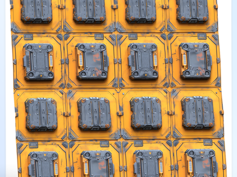 Sci-FI Seamless Texture CG Textures