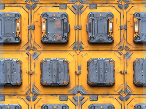 Sci-FI Seamless Texture CG Textures