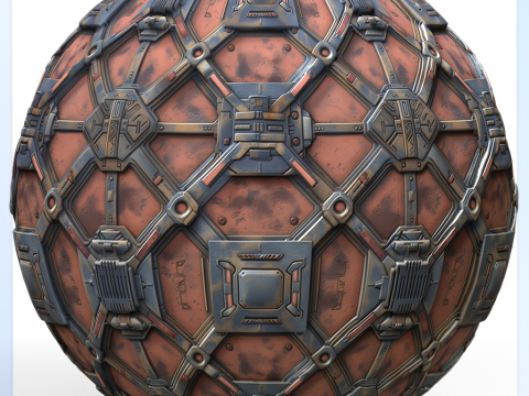 Sci-FI Seamless Texture CG 텍스쳐