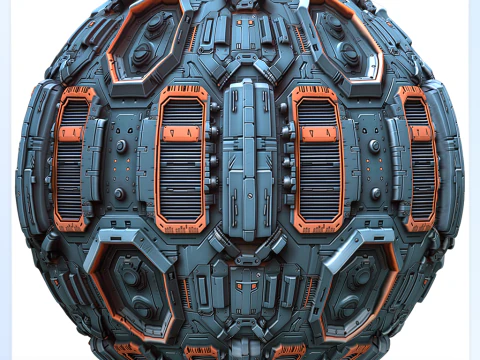 Textura sem costura de fic&ccedil;&atilde;o cient&iacute;fica Texturas CG