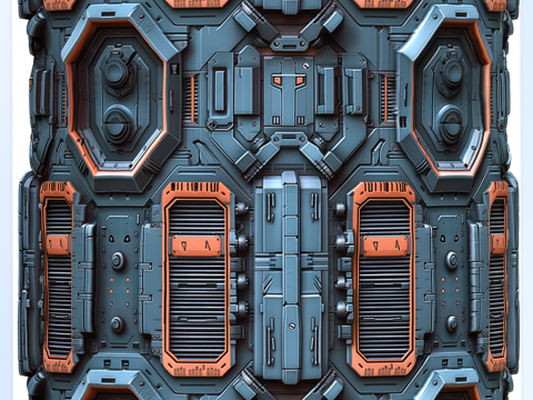 Sci-FI Seamless Texture CG Textures