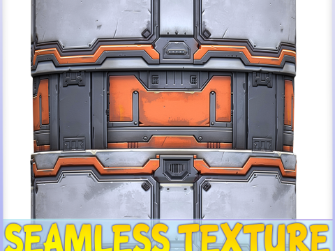 Sci-FI Seamless Texture CG Texturen