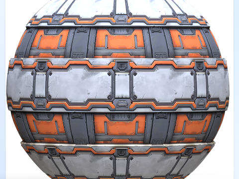Sci-FI Seamless Texture CG Textures