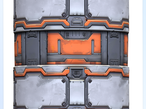 Sci-FI Seamless Texture CG Textures