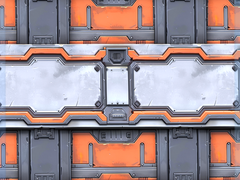 Sci-FI Seamless Texture CG Textures