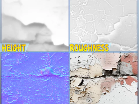 Textura sem costura de parede Texturas CG