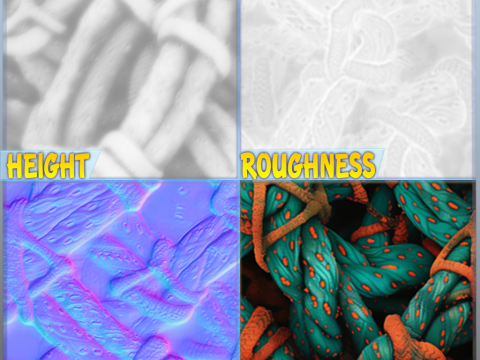 Fishing Net Seamless Texture CG Textures