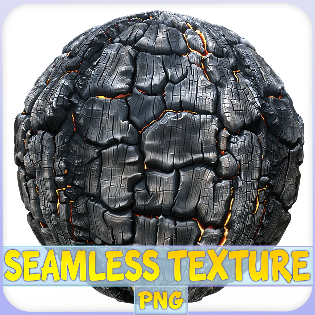 Charcoal Wood Seamless Texture CG Textures .c4d .max .obj .3ds .fbx .stl .blend