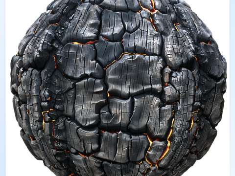 Charcoal Wood Seamless Texture CG Textures