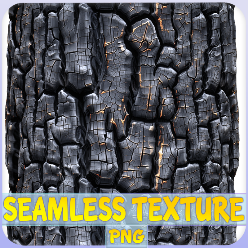 Charcoal Wood Seamless Texture CG Tekstury .c4d .max .obj .3ds .fbx .stl .blend
