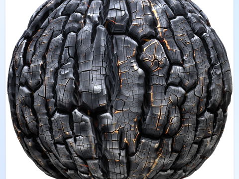 Charcoal Wood Seamless Texture CG Tekstury