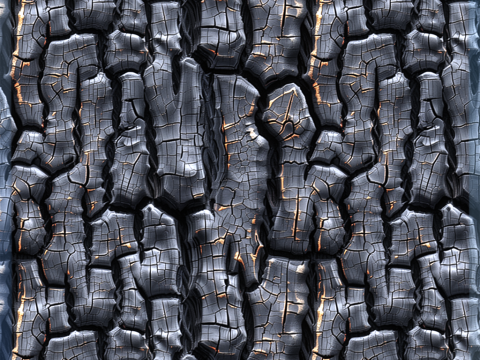 Charcoal Wood Seamless Texture CG Tekstury