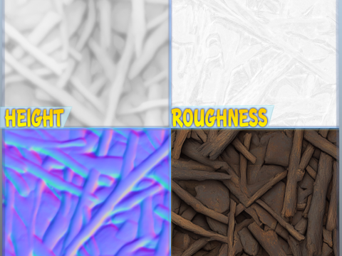 Debris Seamless Texture CG 텍스쳐