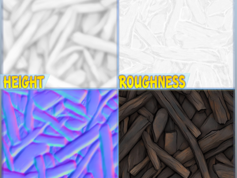 Debris Seamless Texture CG Текстури