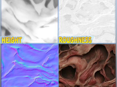 Texture transparente organique CG Textures