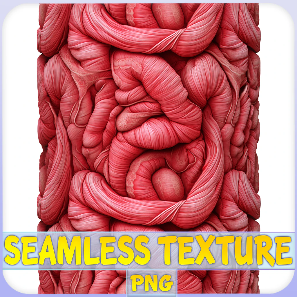 Intestine Seamless Texture CG Textures .c4d .max .obj .3ds .fbx .stl .blend 