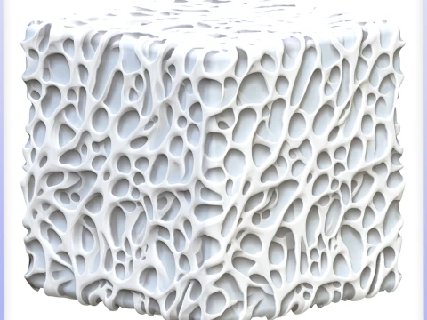 Textura &oacute;ssea sem costura Texturas CG