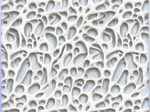 Textura &oacute;ssea sem costura Texturas CG