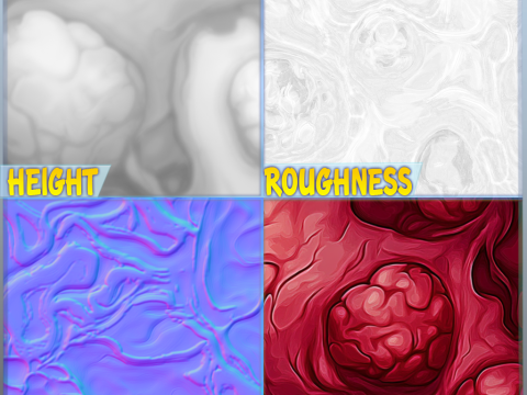 Cancer Seamless Texture CG Texturen
