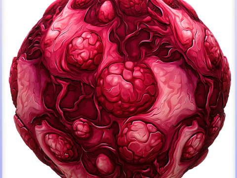 Cancer Seamless Texture CG Texturen