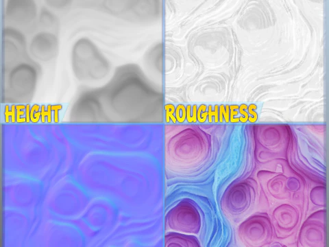 Organic Seamless Texture CG Textures