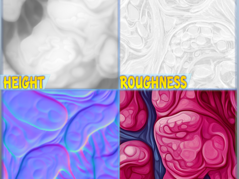 Organic Seamless Texture CG Textures