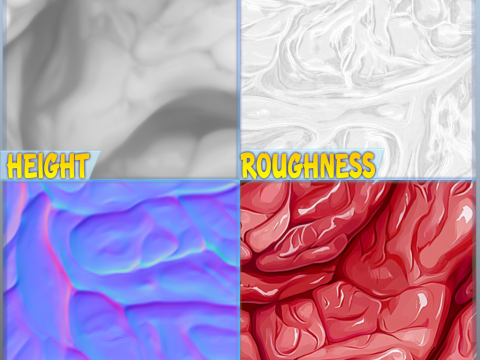Organic Seamless Texture CG 텍스쳐