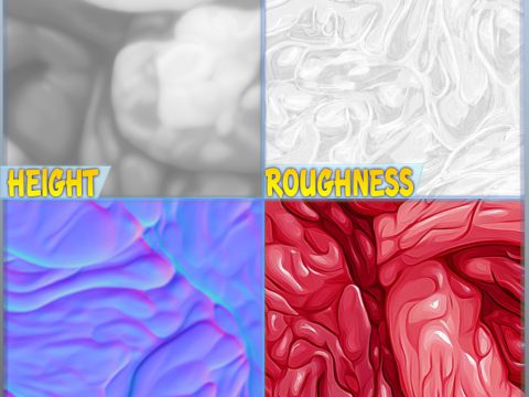 Organic Seamless Texture CG Texturen