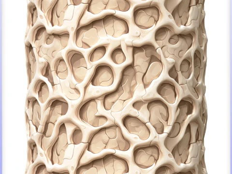 Kemik Sorunsuz Doku CG Dokuları