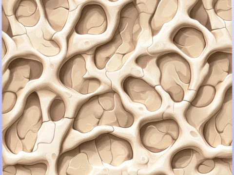 Kemik Sorunsuz Doku CG Dokuları