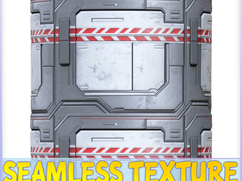 SciFi Seamless Texture CG テクスチャ
