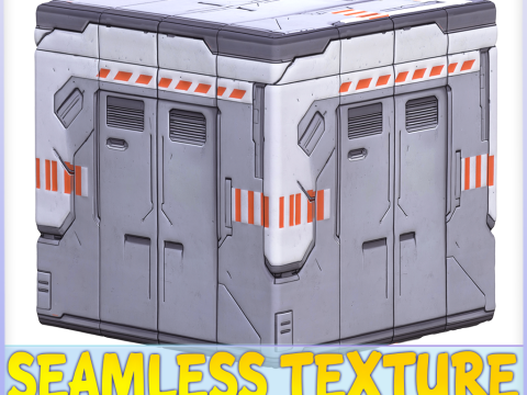 SciFi Seamless Texture CG テクスチャ