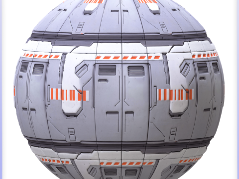 SciFi Seamless Texture CG Текстури