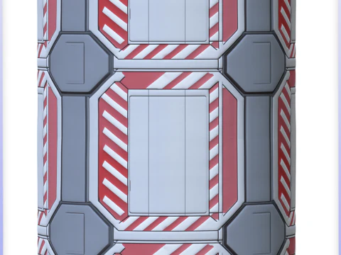 SciFi Seamless Texture CG Textures
