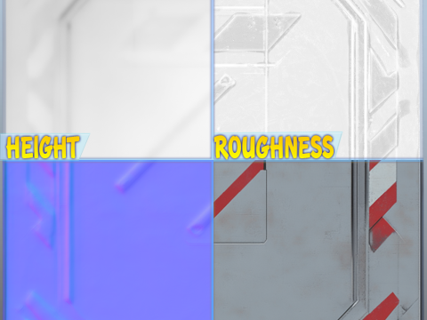 SciFi Seamless Texture CG テクスチャ