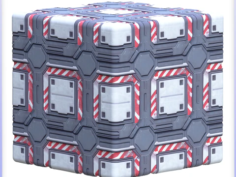 SciFi Seamless Texture CG Textures