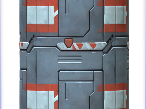 SciFi Seamless Texture CG 纹理