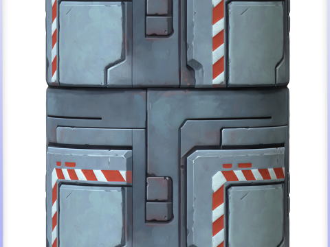 SciFi Seamless Texture CG テクスチャ
