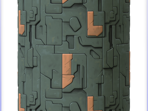 SciFi Seamless Texture Texturas CG