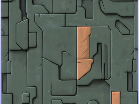 SciFi Seamless Texture Texturas CG