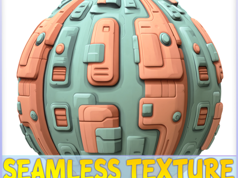 SciFi Seamless Texture CG Textures