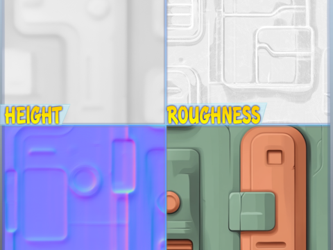 SciFi Seamless Texture Texturas CG
