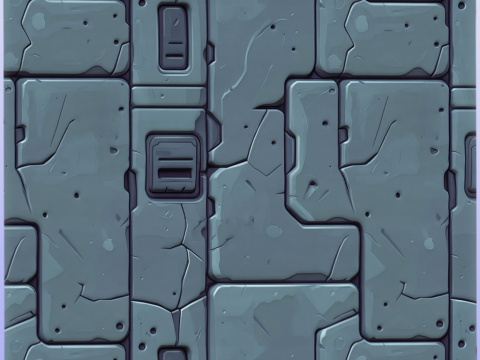 SciFi Seamless Texture CG 纹理