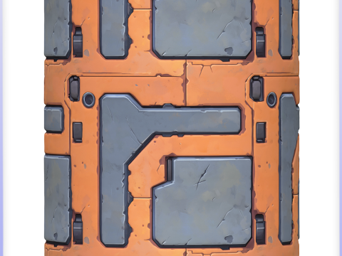 SciFi Seamless Texture CG Textures