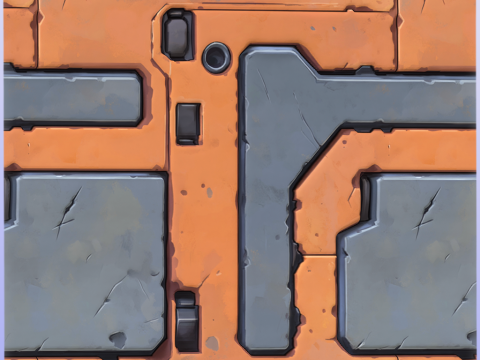 SciFi Seamless Texture CG Textures