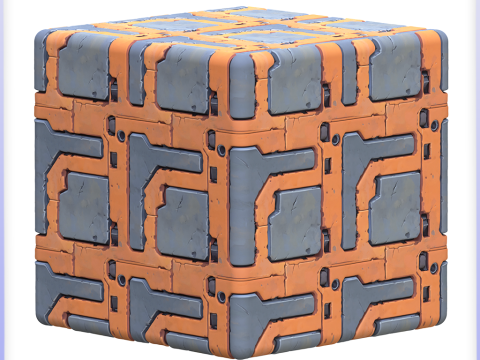 SciFi Seamless Texture CG Textures