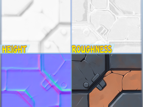 SciFi Seamless Texture CG Dokuları