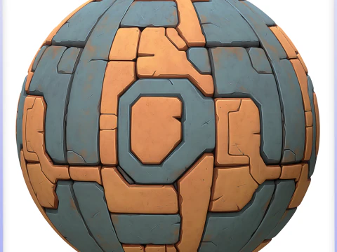 Научно-фантастическая бесшовная текстура CG Текстуры