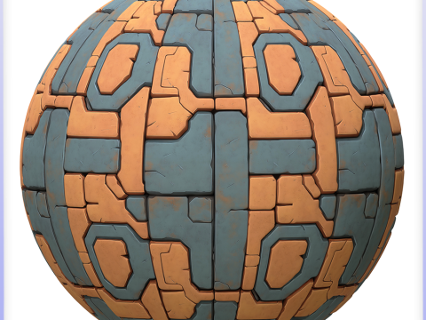 SciFi Seamless Texture CG 텍스쳐