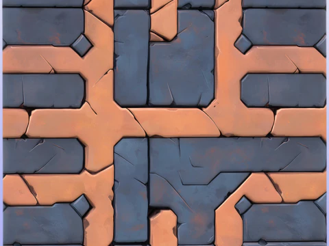 SciFi Seamless Texture CG Textures
